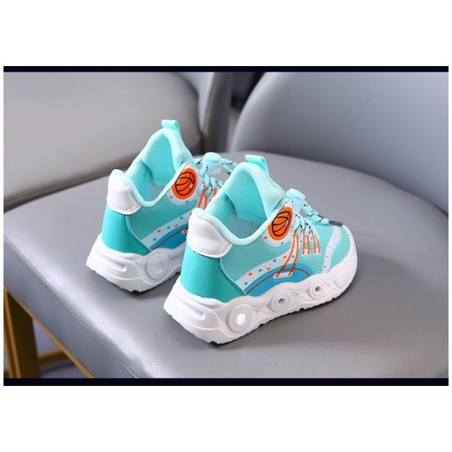Adidasi turcoaz cu luminite - Baseball ADO-896-3-c
