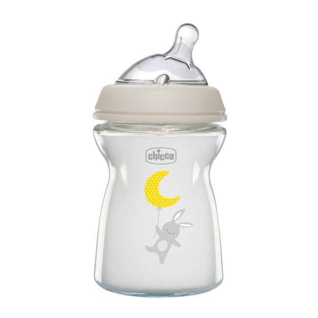 Biberon hranire din sticla Chicco Natural Feeling, 250ml, 0luni+ CHC8122130-7