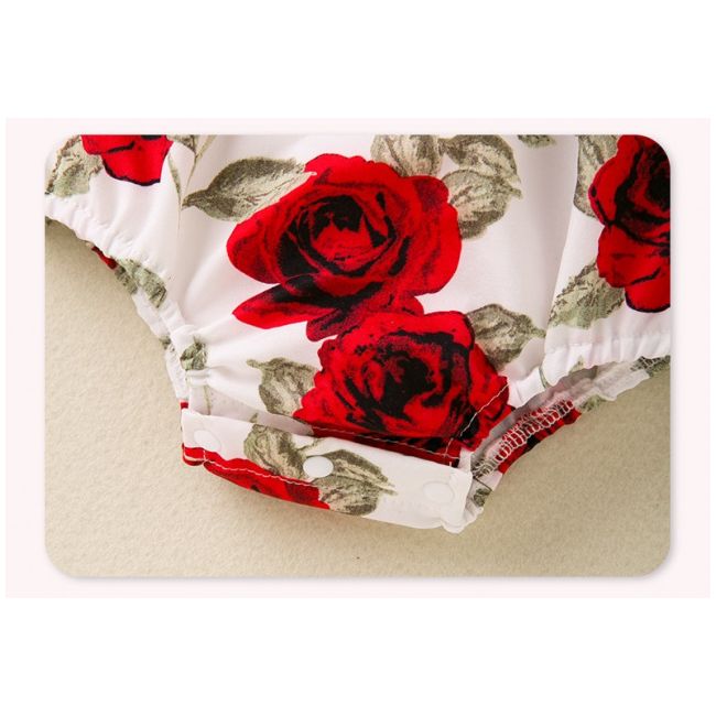 Body cu volanase pentru fetite - Roses MDGBA153