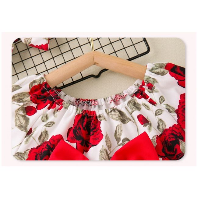 Body cu volanase pentru fetite - Roses MDGBA153
