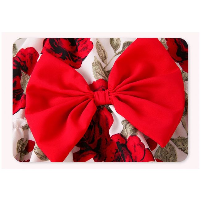Body cu volanase pentru fetite - Roses MDGBA153