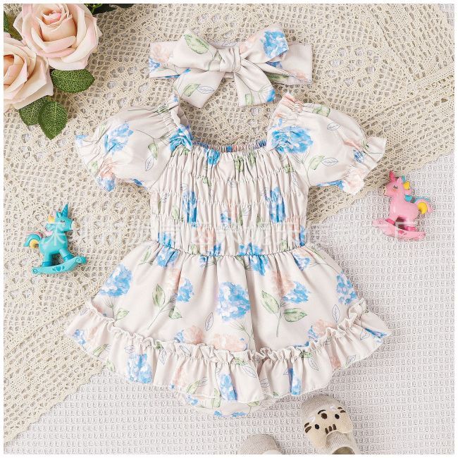 Body roz pal cu fustita cu volanase pentru fetite MDNew220-de2