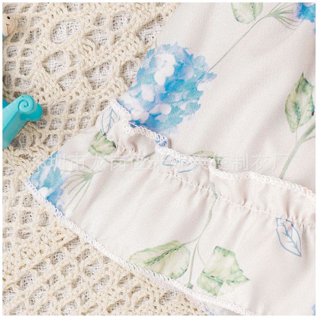 Body roz pal cu fustita cu volanase pentru fetite MDNew220-de2