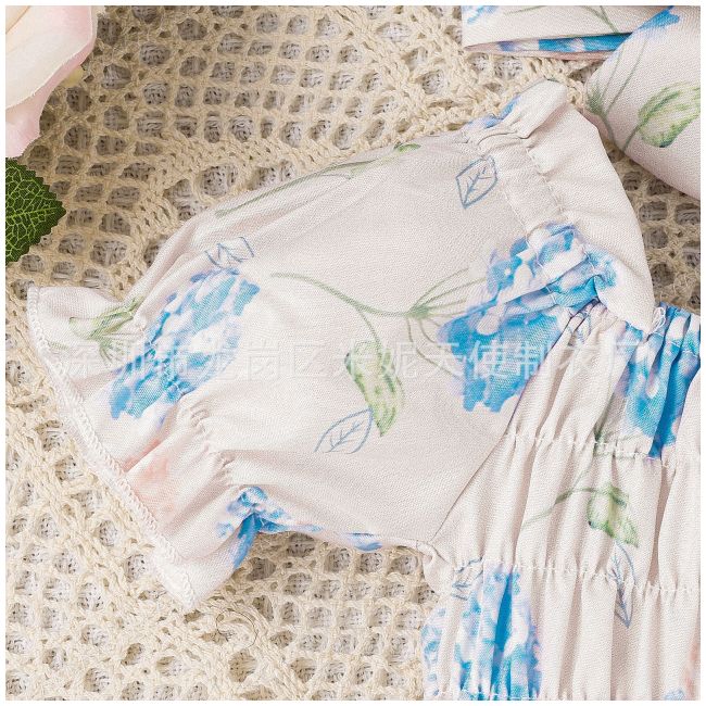 Body roz pal cu fustita cu volanase pentru fetite MDNew220-de2