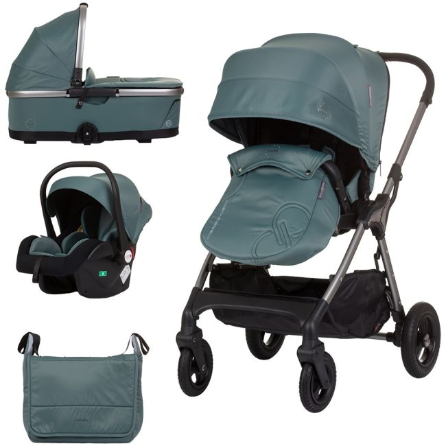 Carucior chipolino infinity 3 in 1 pastel green hubkkif02404pg