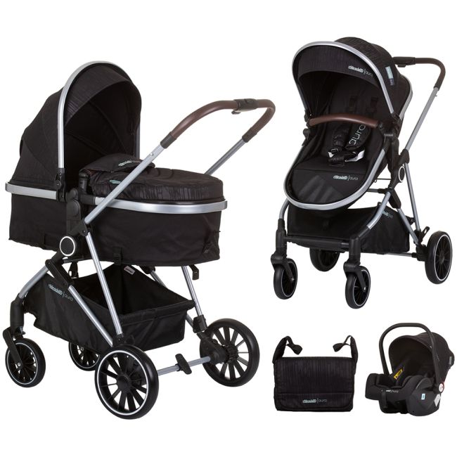 Carucior chipolino aura 3 in 1 obsidian hubst-kkaur02401os