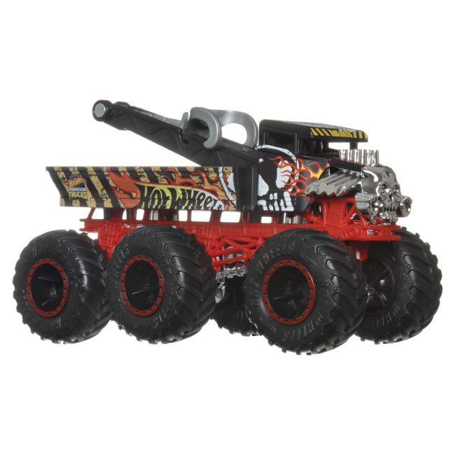 HOT WHEELS MONSTER TRUCK BIG RIGS MASINUTA METALICA CU 6 ROTI BONE SHAKER SCARA 1:64 VIVMTHWN86_HWN89