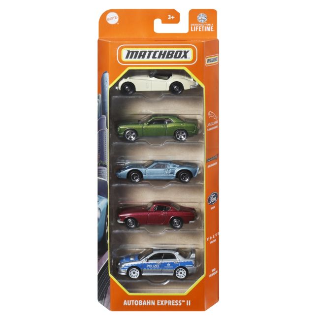 MATCHBOX SET 5 MASINUTE METALICE AUTOBAHN EXPRESS II SCARA 1:64 VIVMTC1817_HVT73