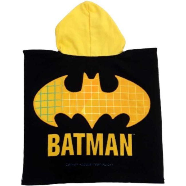 Poncho cu gluga Batman 55x110 cm EPLUSM EPMBAT5246507 BBJEPMBAT5246507_Negru