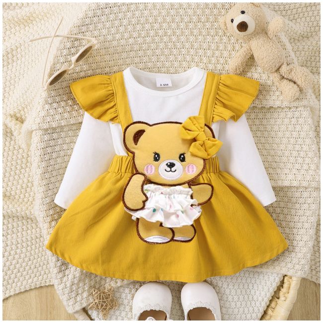 Sarafan cu maneca lunga - Happy teddy MBNew146-de2