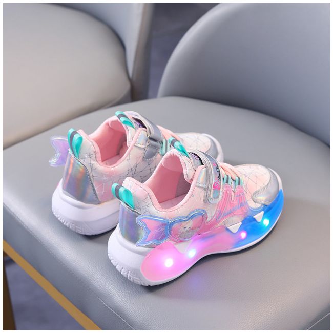 Adidasi sidefati cu luminite - Girls AD1028-1-c