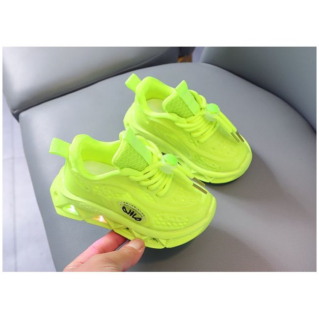 Adidasi verde neon cu luminite - Khoc AD8866-1-c
