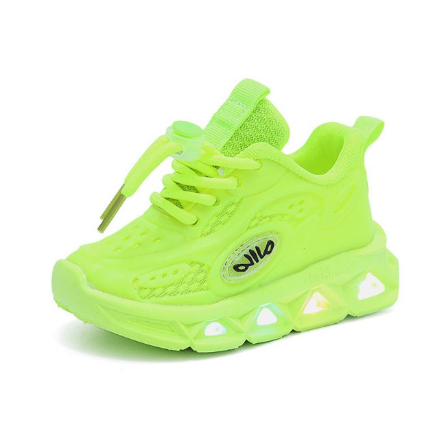 Adidasi verde neon cu luminite - Khoc AD8866-1-c