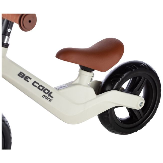 Bicicleta fara pedale, FreeON, Be Cool Mini, Cu ghidon si sa reglabile, Roti din EVA, Pana in 30 Kg, Roti 8 inch, 12 luni+, Alb BYN81323