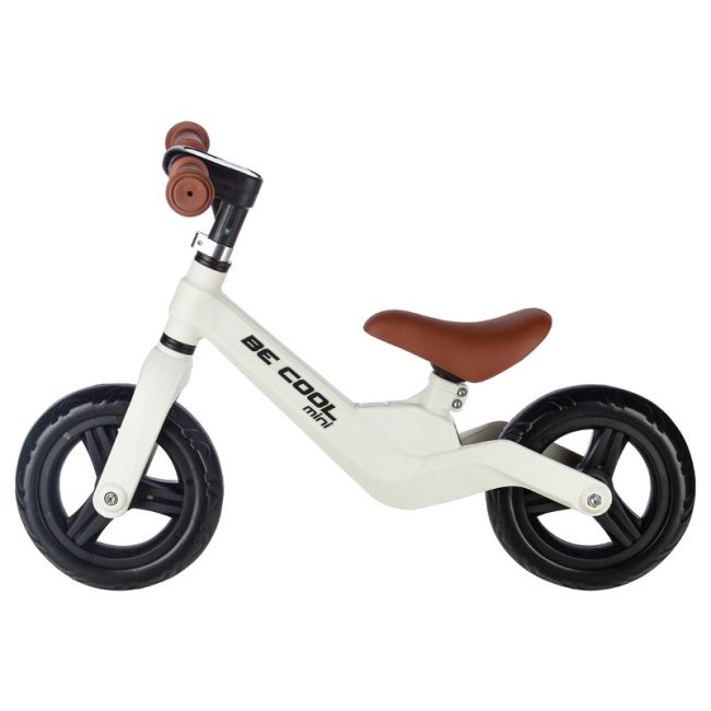 Bicicleta fara pedale, FreeON, Be Cool Mini, Cu ghidon si sa reglabile, Roti din EVA, Pana in 30 Kg, Roti 8 inch, 12 luni+, Alb BYN81323