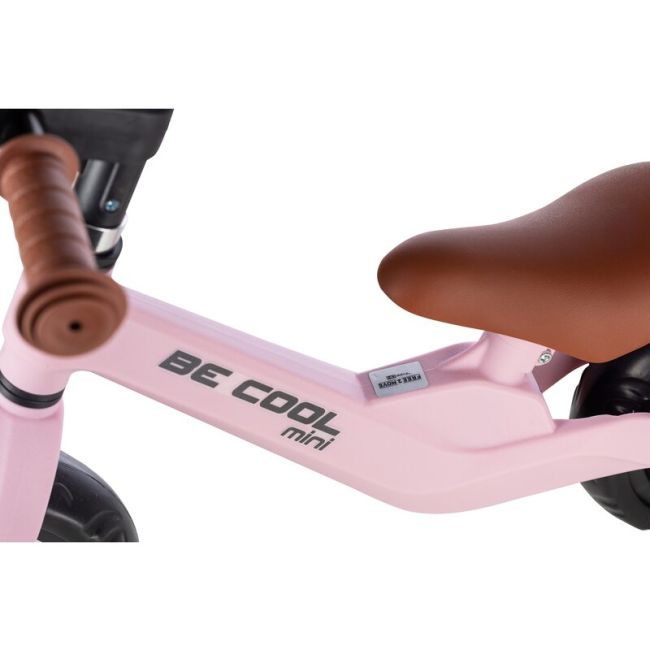 Bicicleta fara pedale, FreeON, Be Cool Mini, Cu ghidon si sa reglabile, Roti din EVA, Pana in 30 Kg, Roti 8 inch, 12 luni+, Roz BYN81316
