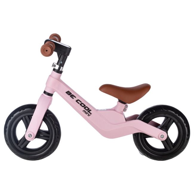 Bicicleta fara pedale, FreeON, Be Cool Mini, Cu ghidon si sa reglabile, Roti din EVA, Pana in 30 Kg, Roti 8 inch, 12 luni+, Roz BYN81316