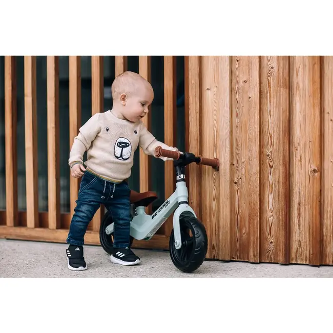 Bicicleta fara pedale, FreeON, Be Cool Mini, Cu ghidon si sa reglabile, Roti din EVA, Pana in 30 Kg, Roti 8 inch, 12 luni+, Verde BYN81309