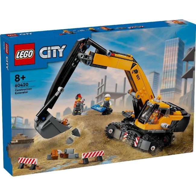 LEGO CITY EXCAVATOR GALBEN DE CONSTRUCTII 60420 VIVLEGO60420