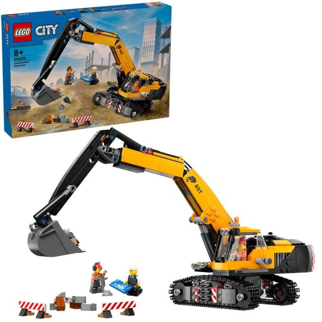 LEGO CITY EXCAVATOR GALBEN DE CONSTRUCTII 60420 VIVLEGO60420