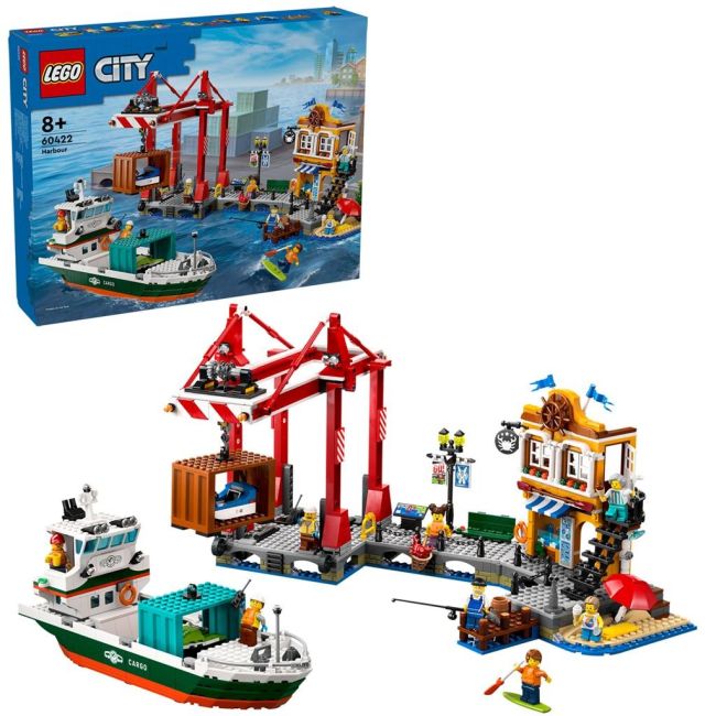 LEGO CITY PORT SI NAVA DE TRANSPORT MARFA 60422 VIVLEGO60422