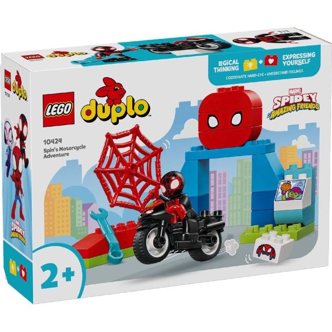 LEGO DUPLO AVENTURA PE MOTOCICLETA A LUI SPIN 10424 VIVLEGO10424