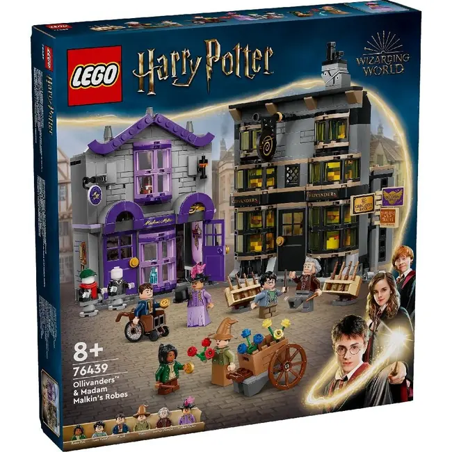 LEGO HARRY POTTER TM OLLIVANDER SI MAGAZINUL DE HAINE AL LUI MADAM MALKIN 76439 VIVLEGO76439