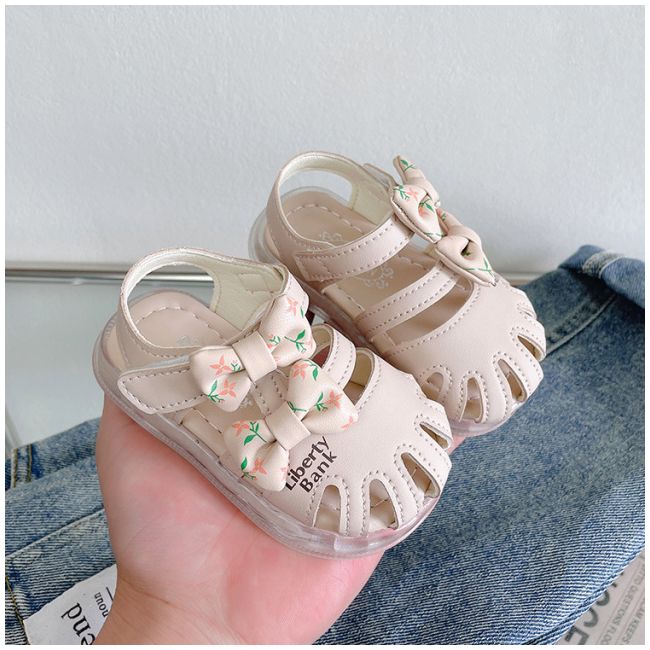 Sandale ivoire pentru fetite - Liberty Baby AM21-317-2-c