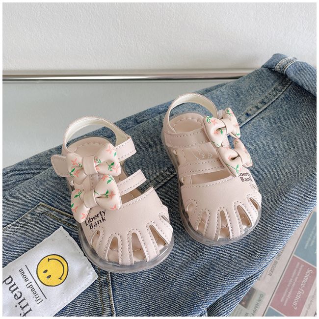 Sandale ivoire pentru fetite - Liberty Baby AM21-317-2-c