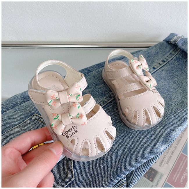 Sandale ivoire pentru fetite - Liberty Baby AM21-317-2-c