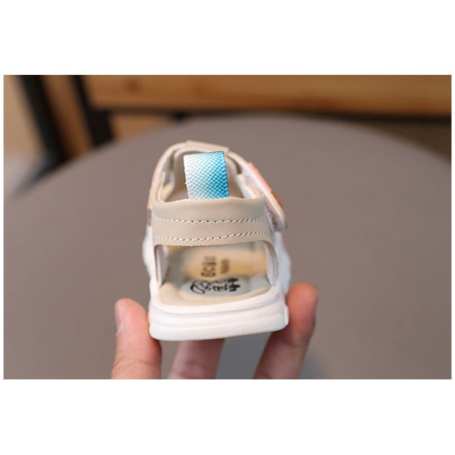 Sandalute crem pentru baietei - hello dog (marime disponibila: 9-12 luni (marimea 20 incaltaminte)) am1-805-2-de10.9-12 luni (marimea 20 incaltaminte)