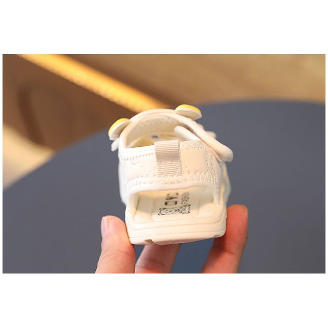 Sandalute ivoire pentru baietei - Ursulet MB15-M03-2-s1
