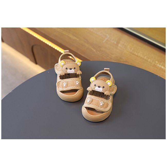 Sandalute maro pentru baietei - Ursulet MD15-M03-1-s1
