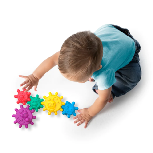 Baby einsten - set jucarii senzoriale ventuzele vesele bbb12488