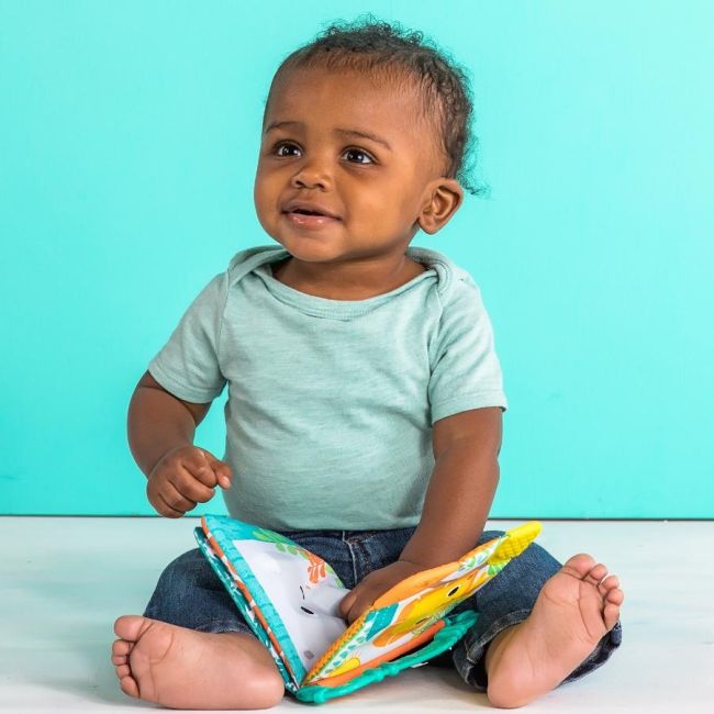 Bright starts - jucaria rontaie si invata teethe & read albastru bbb8475