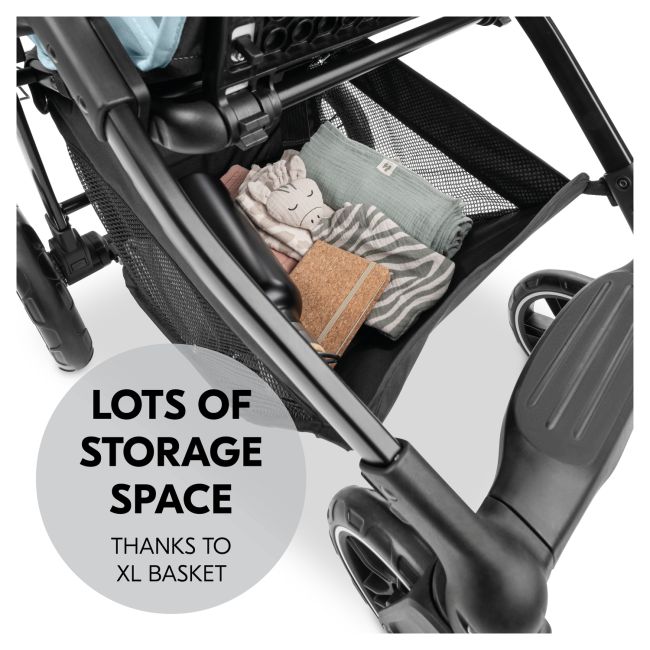 Carucior sport usor pliabil si compact, Hauck, Shop N Care, Dusty Blue EKDhk14922