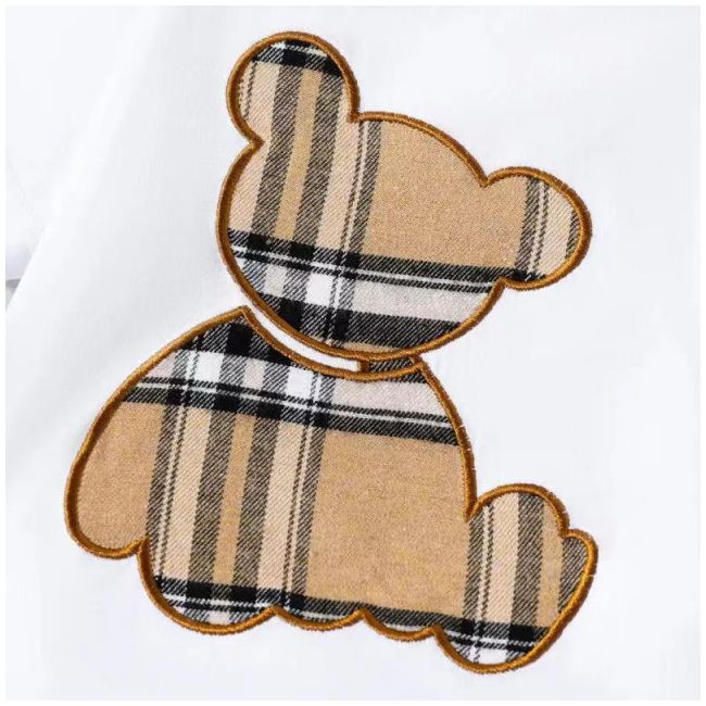 Compleu alb pentru baietei - Teddy bear ADNew233-R1