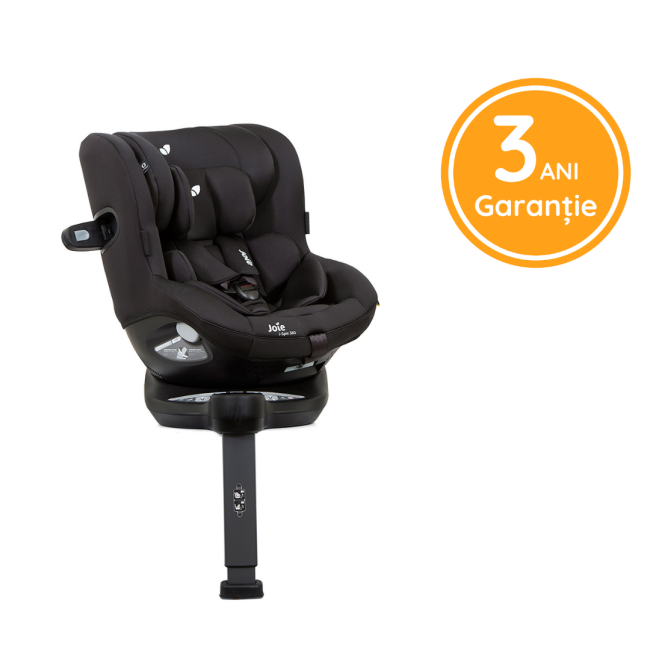 Joie - scaun auto i-spin 360° coal, 40-105 cm, testat adac si certificat r129 bbbc1801kacol000