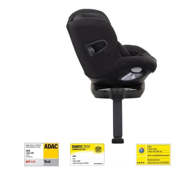Joie - scaun auto i-spin 360° coal, 40-105 cm, testat adac si certificat r129 bbbc1801kacol000
