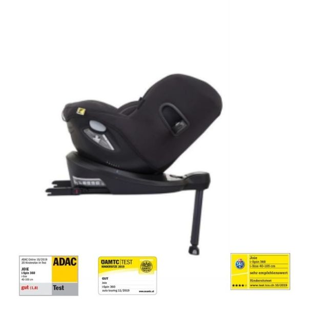 Joie - scaun auto i-spin 360° coal, 40-105 cm, testat adac si certificat r129 bbbc1801kacol000