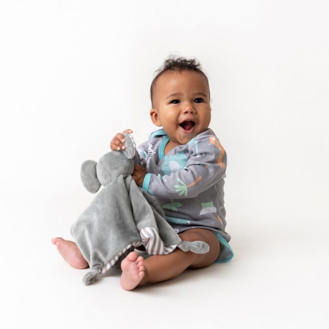Jucarie paturica de plus Cuddly Elephant BBXCJ-TAG-ELE