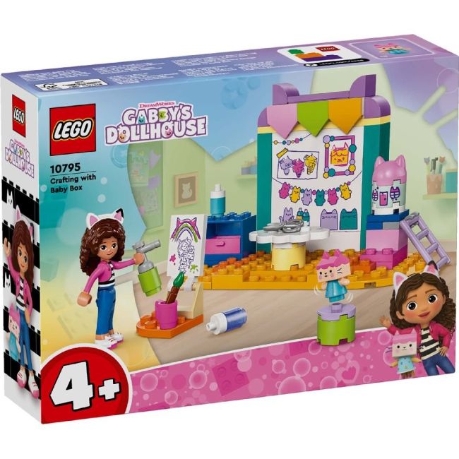 LEGO GABBYS DOLLHOUSE CREATII MESTESUGITE CU BEBE CUTIUTA 10795 VIVLEGO10795