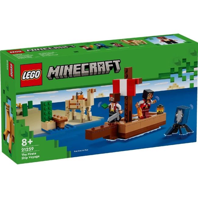 LEGO MINECRAFT CALATORIE PE CORABIA DE PIRATI 21259 VIVLEGO21259