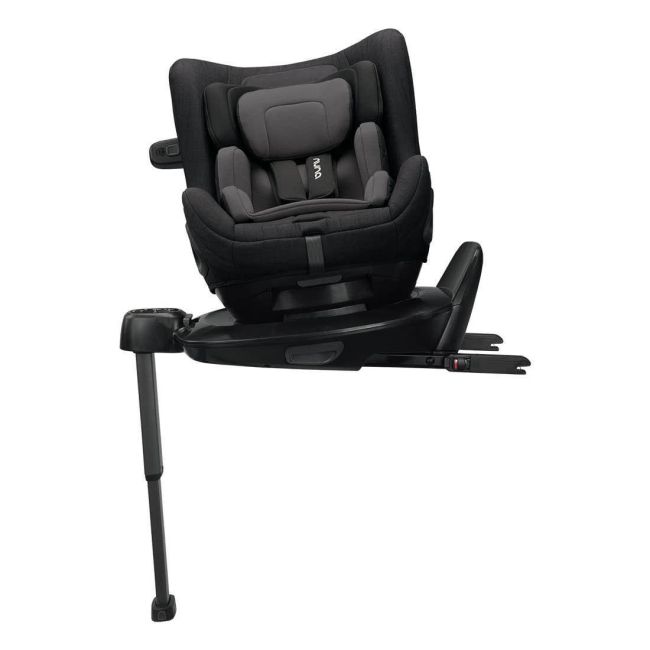 Nuna - set scaun auto rotativ i-size todl next caviar, 40-105 cm + baza isofix base next i-size pentru todl next bbbcs14910cvrglset
