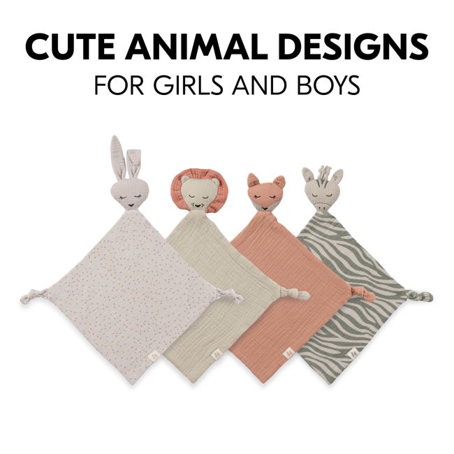 Paturica somn si joaca din Bumbac Organic, 25x25 cm, Hauck, Rabbit Beige Dots EKDhk71125