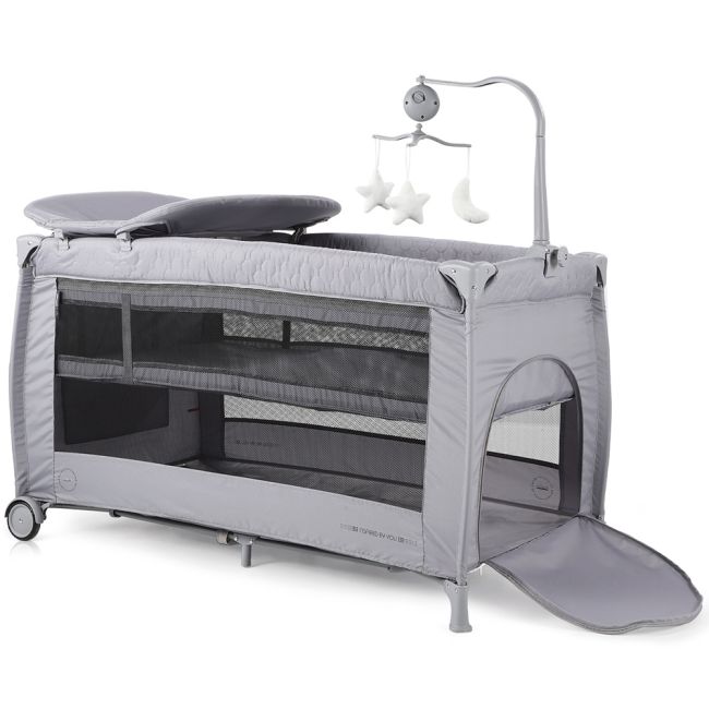 Patut pliabil chipolino bella ash grey hubkosib0242as