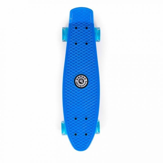 Penny board pentru copii cu lumini led - albastru edeedig-193