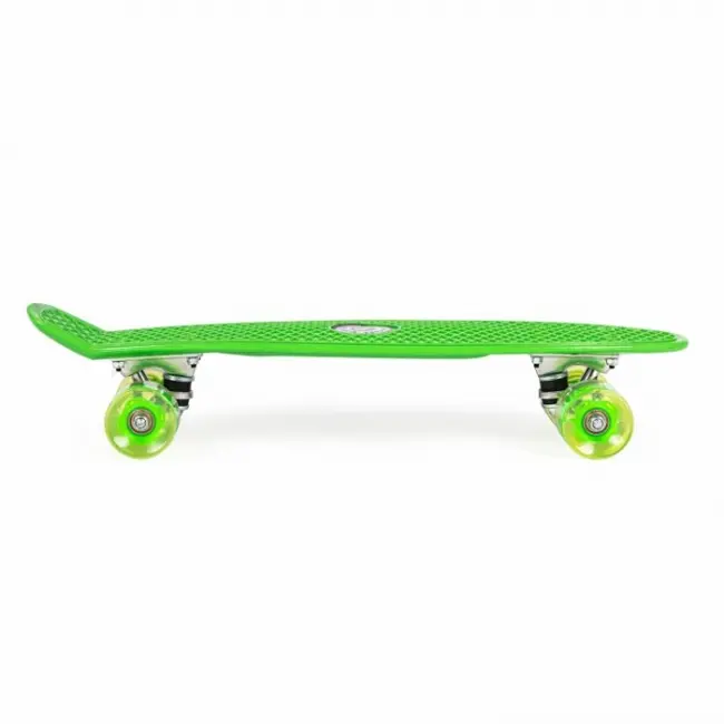 Penny board pentru copii cu lumini led - verde edeedig-185