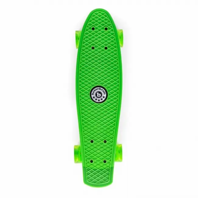 Penny board pentru copii cu lumini led - verde edeedig-185