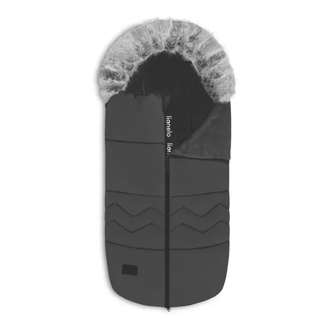 Sac de iarna, Lionelo, Frode, Pentru carucior, 90x45 cm, Impermeabil, Universal, Negru BYNLO-FRODE_BLACK_CARBON